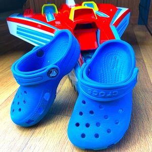 Classic Ocean Blue Toddler Crocs